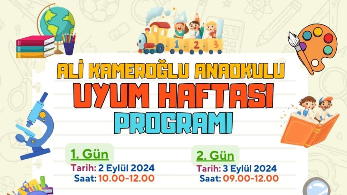 Uyum Haftası Programı (2-3 Eylül 2024)